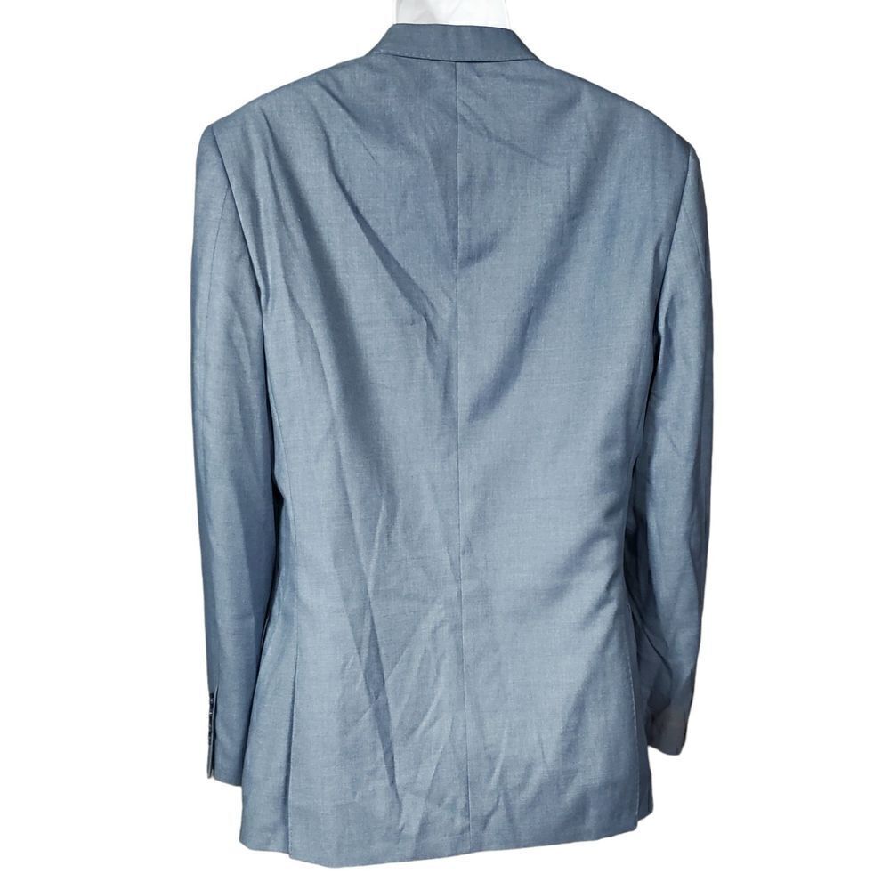 New The Groomsman Suit Modern Fit 42 Regular Light Blue Blazer Suit Jacket - Picture 2 of 9